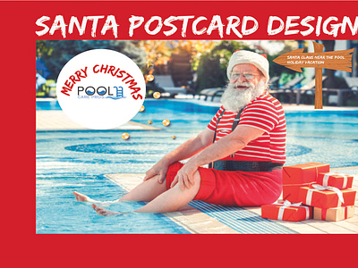Santa Claus Funny Christmas Postcard