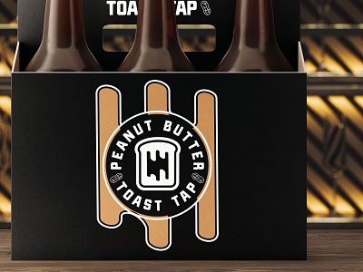 PeanutButterToast Tap brand identity branding illustration logo logo design product design typography