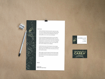 Partners In Care Brand Package adobe indesign brand identity brand packaging branding business card design corporate identity design letterhead design logo logo design print design typography