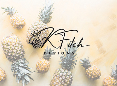 KFitch Designs Logo brand identity branding illustration logo logo design typography