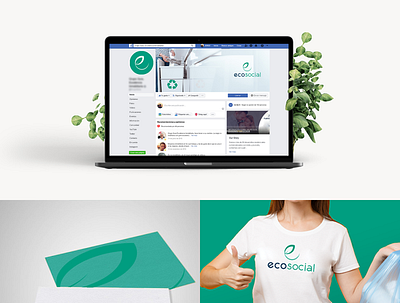 ECOSOCIAL brand ecology graphicdesign socialmedia