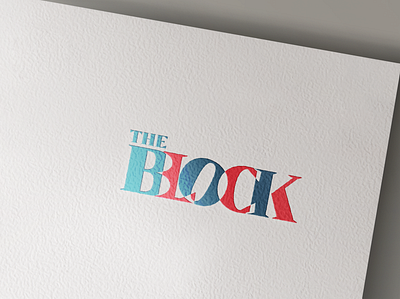 the block1 blue brand design logodesign