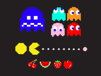 Pacman Character Sheet by rabea benkadi on Dribbble