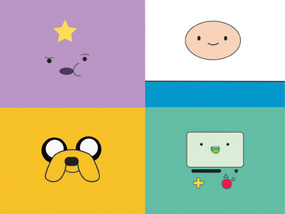 adventure time faces wallpaper