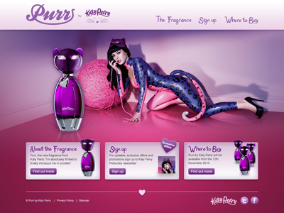 Kp homepage background image gradient perfume website