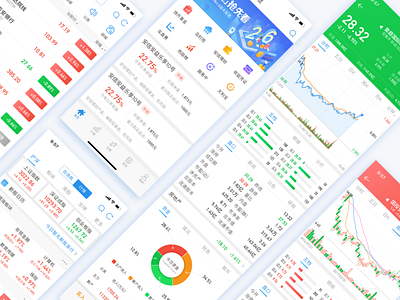 Stock App app design finance ios iphone stock stock exchange ui
