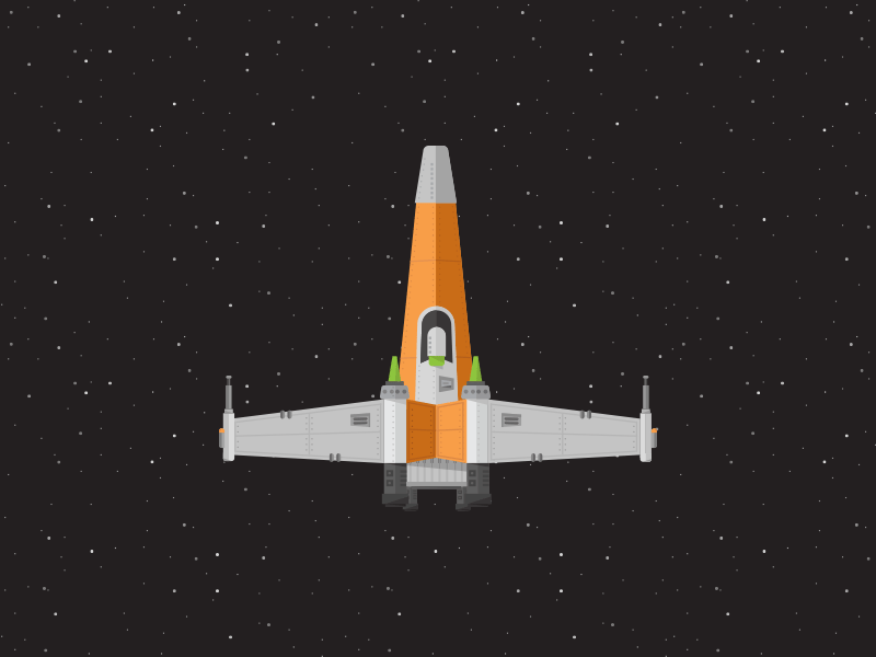 Carrot Rebel Fighter space ship carrot creative carrot star wars fighter x-wing space video game gif game