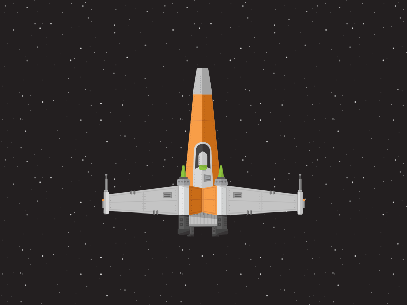 Carrot Rebel Fighter carrot carrot creative fighter game gif space space ship star wars video game x wing