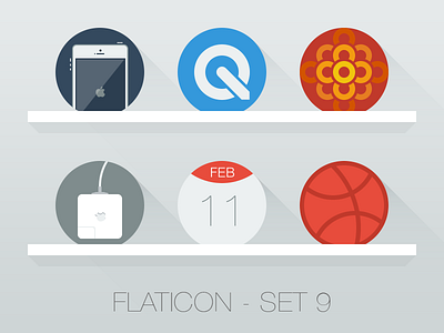 Flaticon Set 9 calendar charger chinese knot dribbble flat icon iphone quicktime