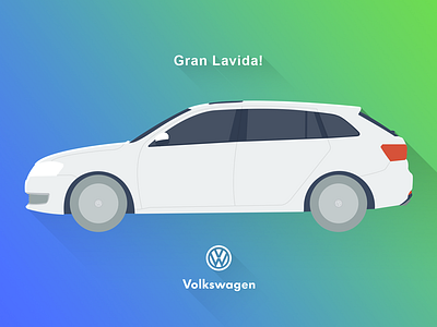My first car - Volkswagen Gran Lavida car flat gran lavida vehicle volkswagen