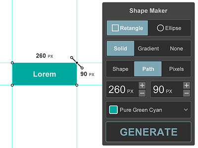 Shape Maker concept css generator html shape ui web app