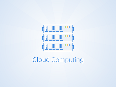 Cloud Computing cloud computing data icon line server