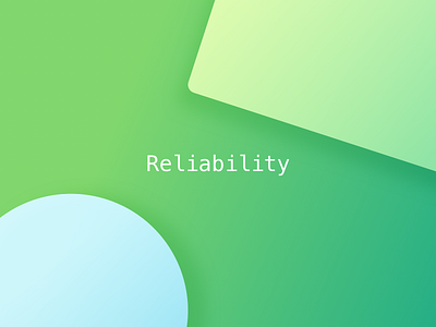 Reliability blending color hue reliability