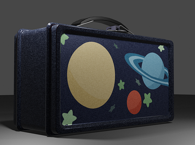 Lunch Boxes 3d 3d modeling blender cookies design lunchbox space