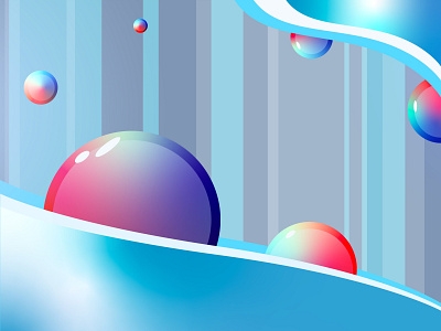 Air bubble art background color design graphic graphicdesign illustrator wallpaper