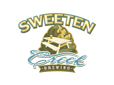 Sweeten Creek Brewing asheville beer brewery brewing creek logo