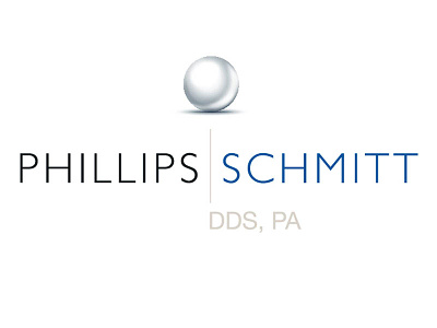 Phillips & Schmitt DDS dentist logo pearl sphere