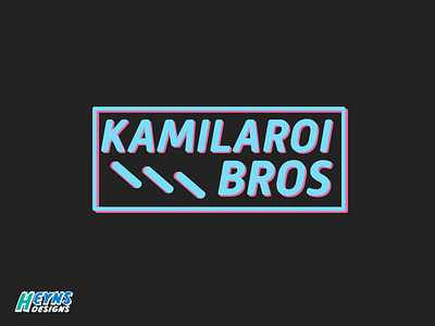 Kamilaroi Bros design flat graphic icon logo modern sleek vector