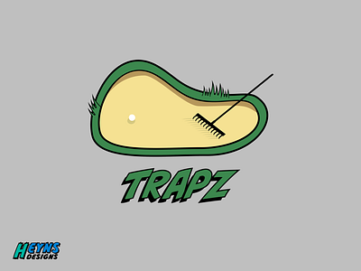 Trapz cartoon design flat graphic icon logo modern sleek vector