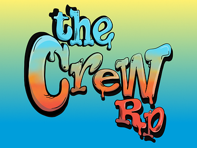 TheCrewRp Graffiti Logo V1 branding illustration