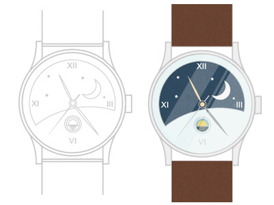 Watch hamburg illustration watch