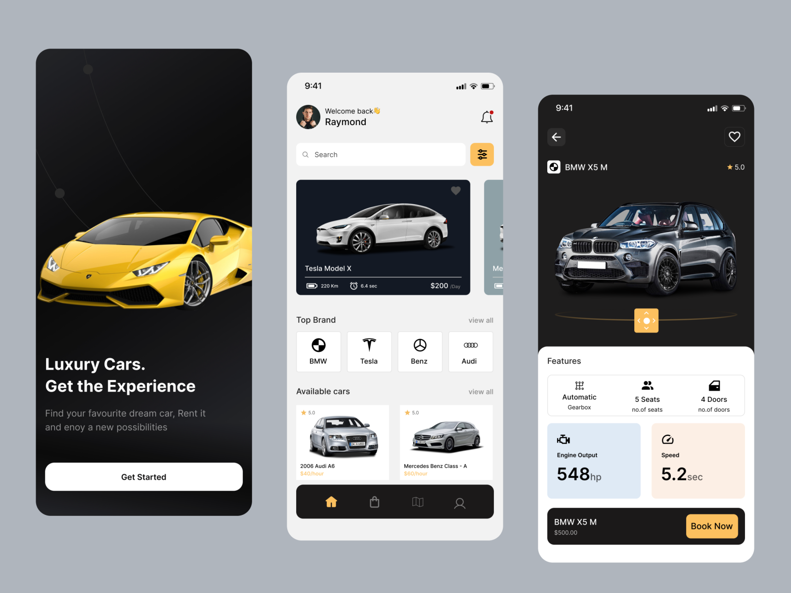 Car Rental App by Adeniyi Oluwafemi on Dribbble