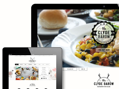 The Clyde Barow restaurant template version2 designweb graphic restaurant templaza uxui web website