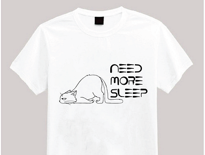 Need more sleep (t-shirt) custom graphic design morshed1010 t shirt