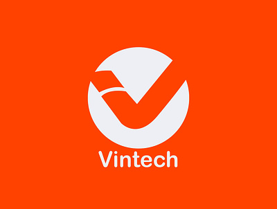 Vintech logo branding company design industry logo modern modern logo simple logo vector