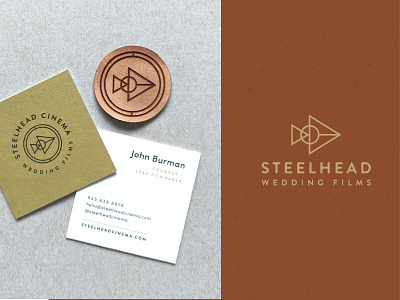 Steelhead Cinema Collateral branding business card design icon logo marketing print