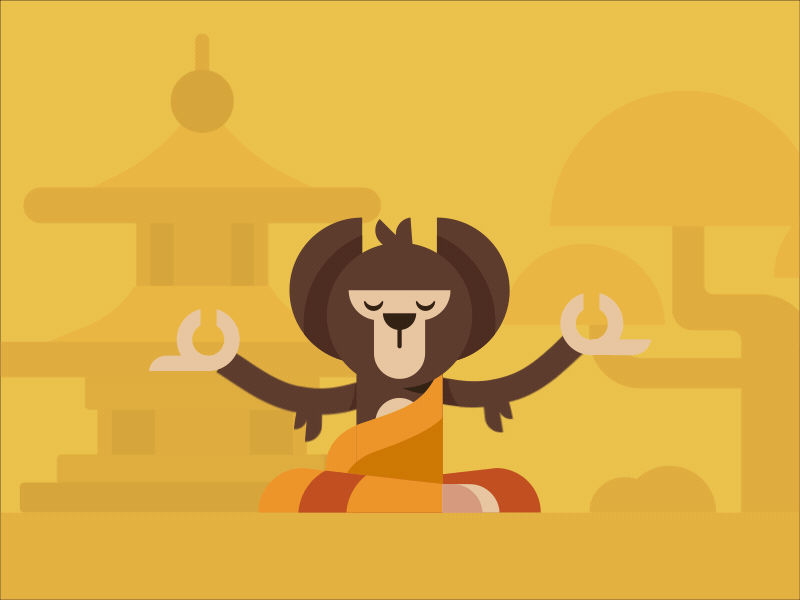 Monkey Buddhist