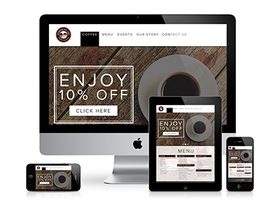 Dominican Joe's Redesign coffee shop graphic design personal project web design