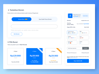 Niagahoster Checkout Page Redesign