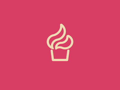 Cupcake Icon Design.