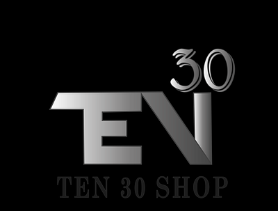 1030 shops black 01 design flat logo minimal typography