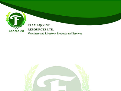 FAAMAQO 08 letterhead design