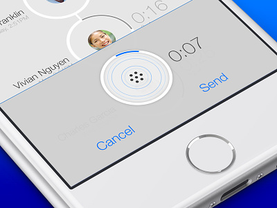 Hoop hoop circles iphone app loops voice voice messenger