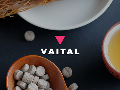 Vaital Logo brand logo simple supplements triangle vaital vital