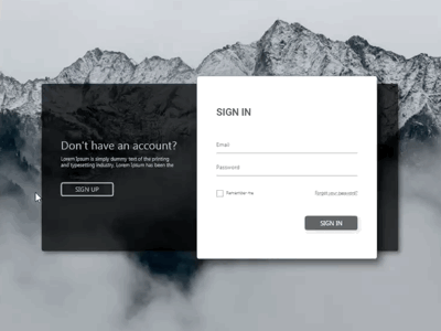 Sign Up - Daily UI 001 animation dailyui dailyui001 dailyuichallenge design dribble interaction signup ui web xd
