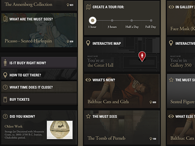 Museum App by Anton Repponen on Dribbble