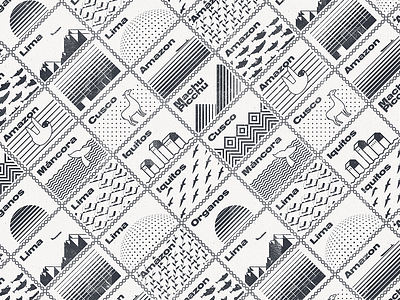 Postcard from Peru graphic design locations peru stamp travel vector