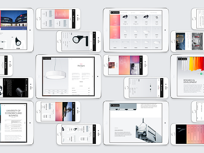 Zumtobel Layouts design grid layout product responsive