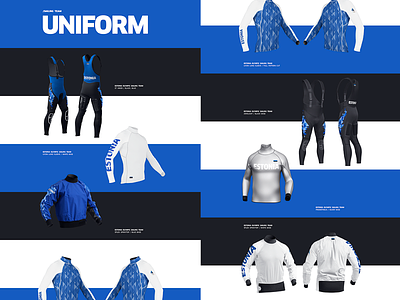 Estonia Sailing Team Uniform clothing estonia graphic design identity print uniform