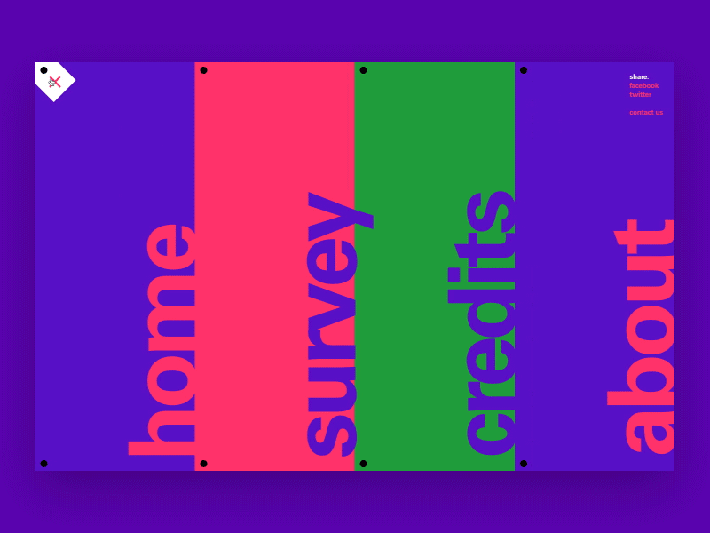 One Shared House - Navigation colors documentary dutch floor plans graphic design interactive navigation one shared house typography web