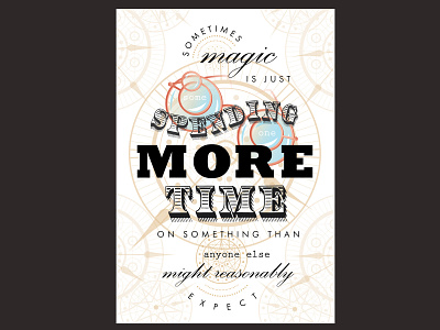 Sometimes Magic Is... design hand lettering illustration typography