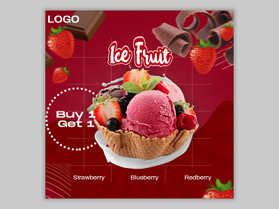 Strawberry Ice branding ice cream manggo ice sample strawberry ice cream