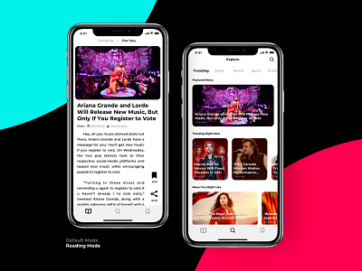 NewsTok: News Portal for Gen Z (News Page UI Design) design designchallenge mobile mobileui ui uiinspiration uiux userinterfacedesign weeklyui