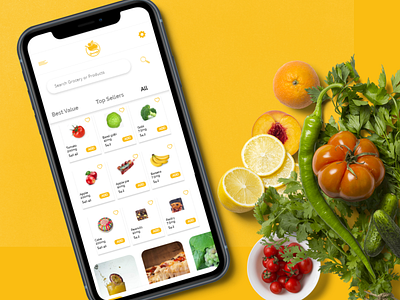 Grocery App UI app design gradient graphic groceries grocery grocery app grocery list grocery online grocery store ui ui ux ui design uidesign uiux ux ux ui ux design uxdesign uxui