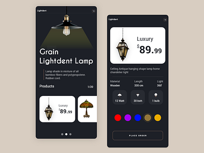 Lightdent Lamp - Responsive