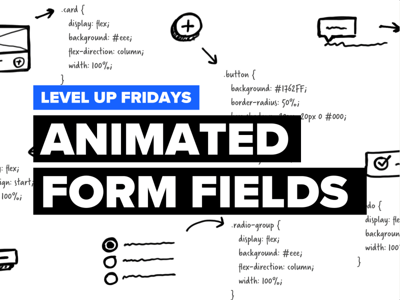 Learn to make your UI delightful with animated form fields